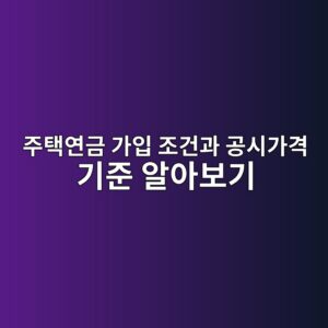 주택연금 가입 조건과 공시가격 기준 알아보기 3 eca3bced839dec97b0eab888 eab080ec9e85 eca1b0eab1b4eab3bc eab3b5ec8b9ceab080eab2a9 eab8b0eca480 ec958cec9584ebb3b4eab8b0 1787214319